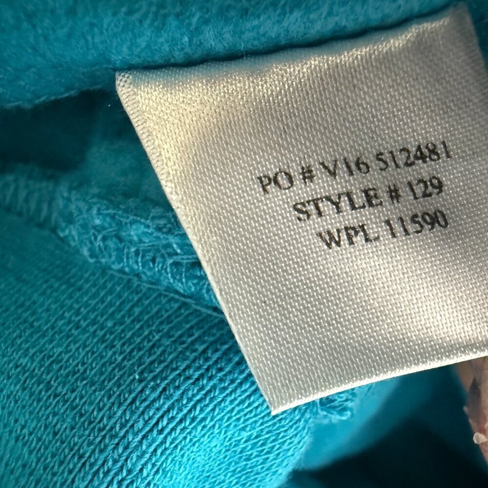 MV SPORT Aspen Hoodie Sweatshirt Teal Sz XL - Picture 6 of 7